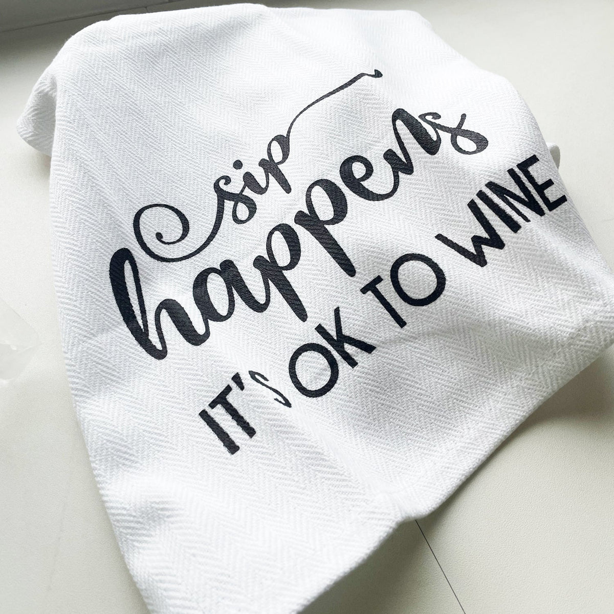 Tea Towel – Sip Happens