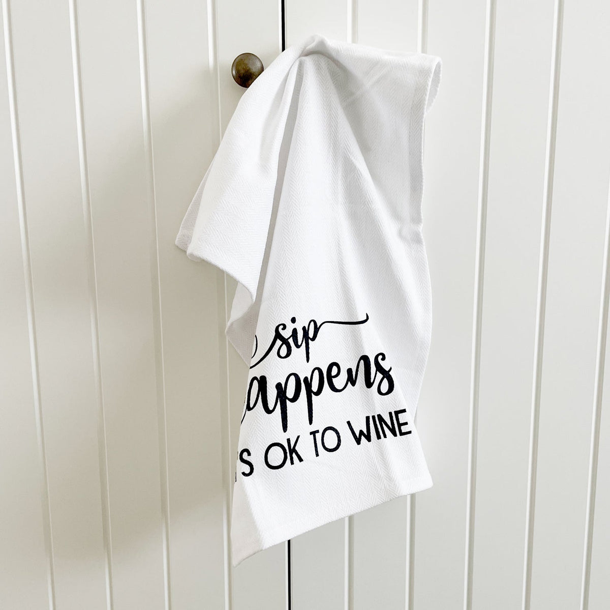 Tea Towel – Sip Happens – view 2