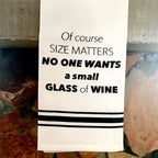 Tea Towel – Size Matters – view 2
