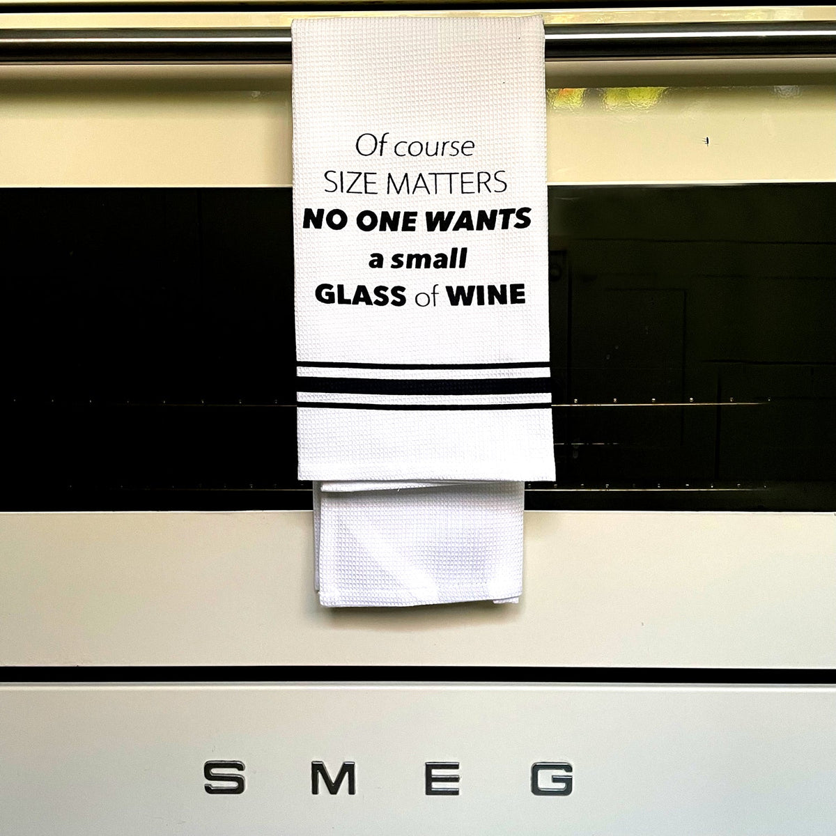 Tea Towel – Size Matters – view 3