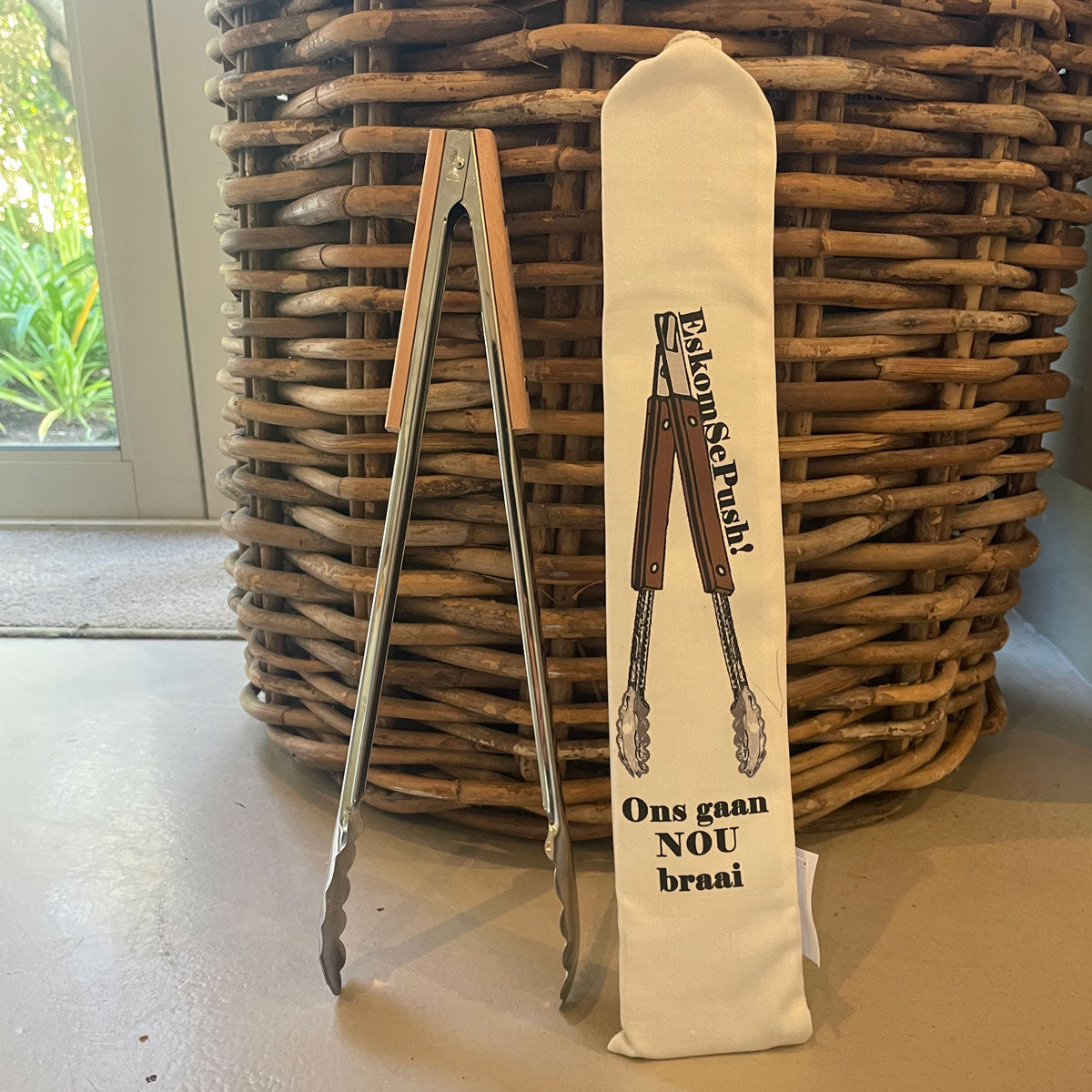 Braai Tongs – Eskom se Push (Afrikaans)
