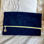 Fold Over Clutch Evening Bag – Midnight Black – view 4