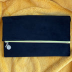 Fold Over Clutch Evening Bag – Midnight Black – view 5