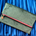 Fold Over Clutch Evening Bag – Emerald Green
