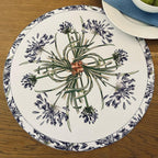 24 Placemats – Agapanthus – Round