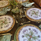 24 Placemats – Agapanthus – Round – view 3