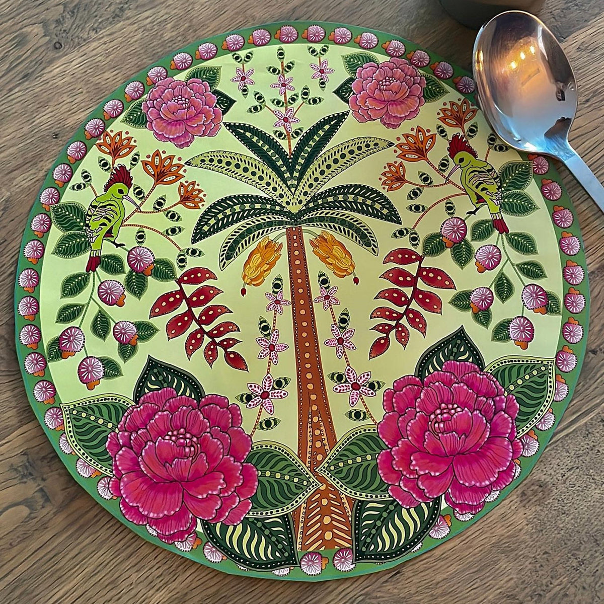 24 Placemats – Palm – Round – view 3