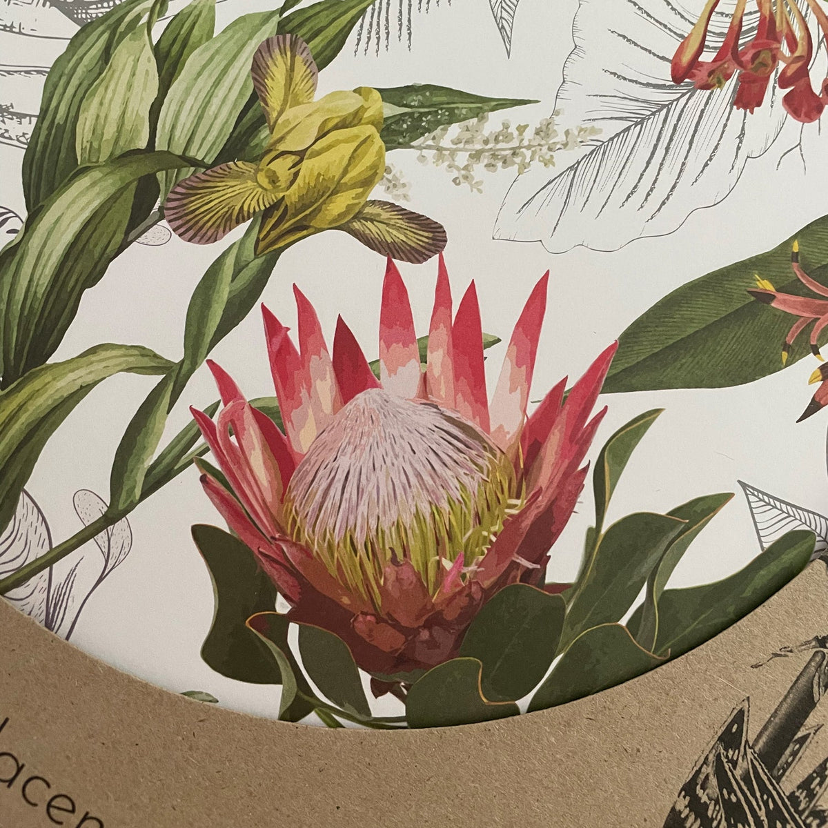 24 Placemats – Protea – Round – view 6