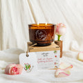 Salt & Light Co – Glass Candle – Fresh Cut Flowers