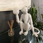 Sitting Monkey Light – White – view 4