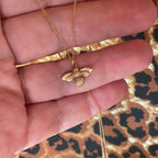 Bee Necklace – Gold Dipped