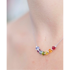Chakra Beads – Grey Silk – view 2