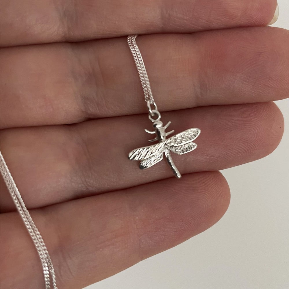 Dragonfly Necklace – Sterling Silver