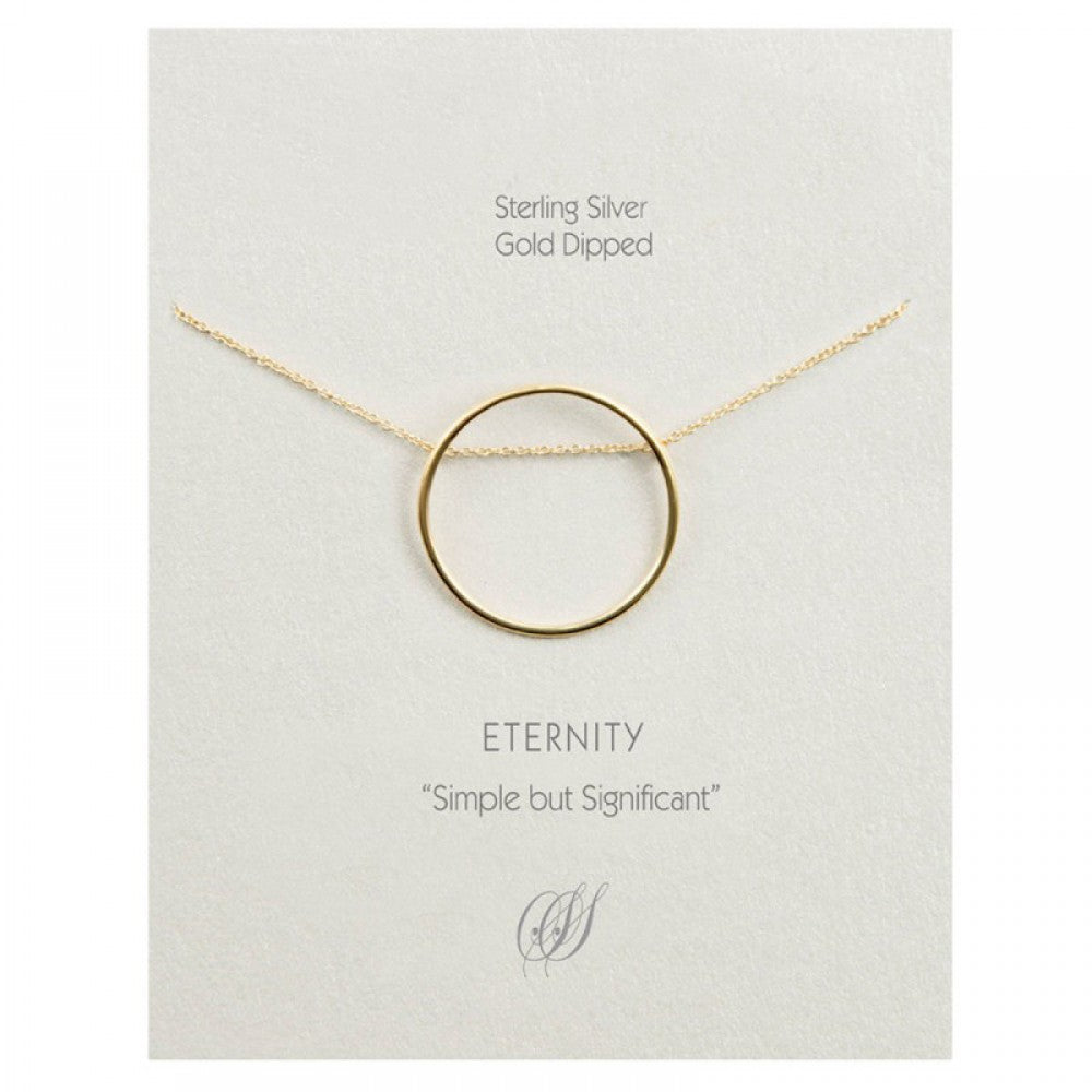 Eternity Necklace – Gold Dipped