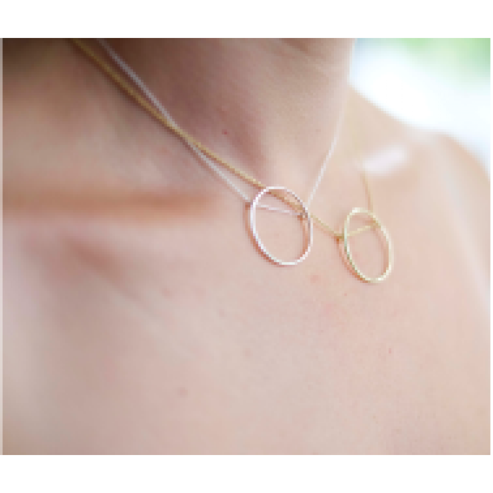 Eternity Necklace – Gold Dipped – view 2