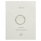 Eternity Necklace – Sterling Silver – view 2