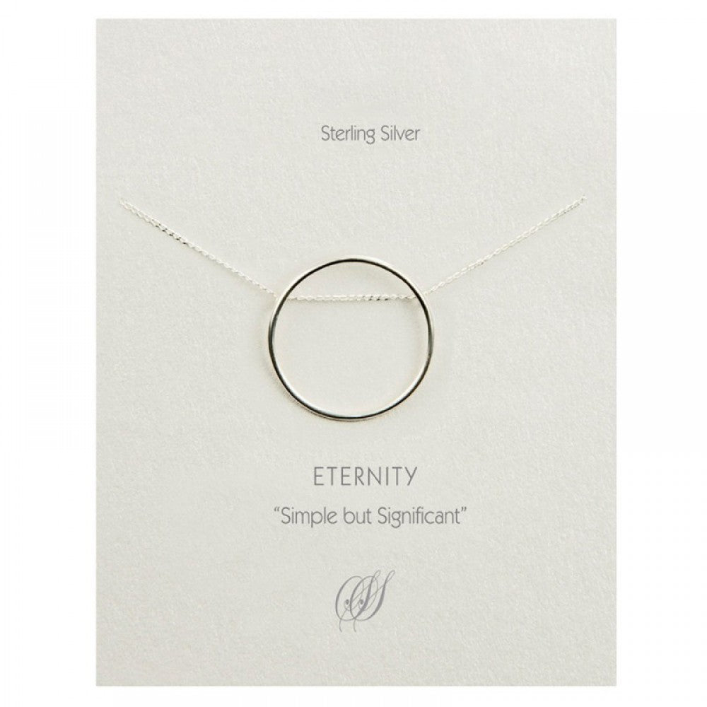 Eternity Necklace – Sterling Silver – view 2