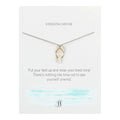 Flip Flop Necklace – Grey Silk
