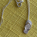 Flip Flop Necklace – Sterling Silver