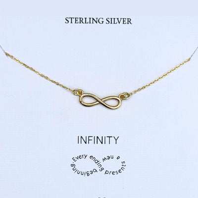 Infinity Necklace – Gold Dipped