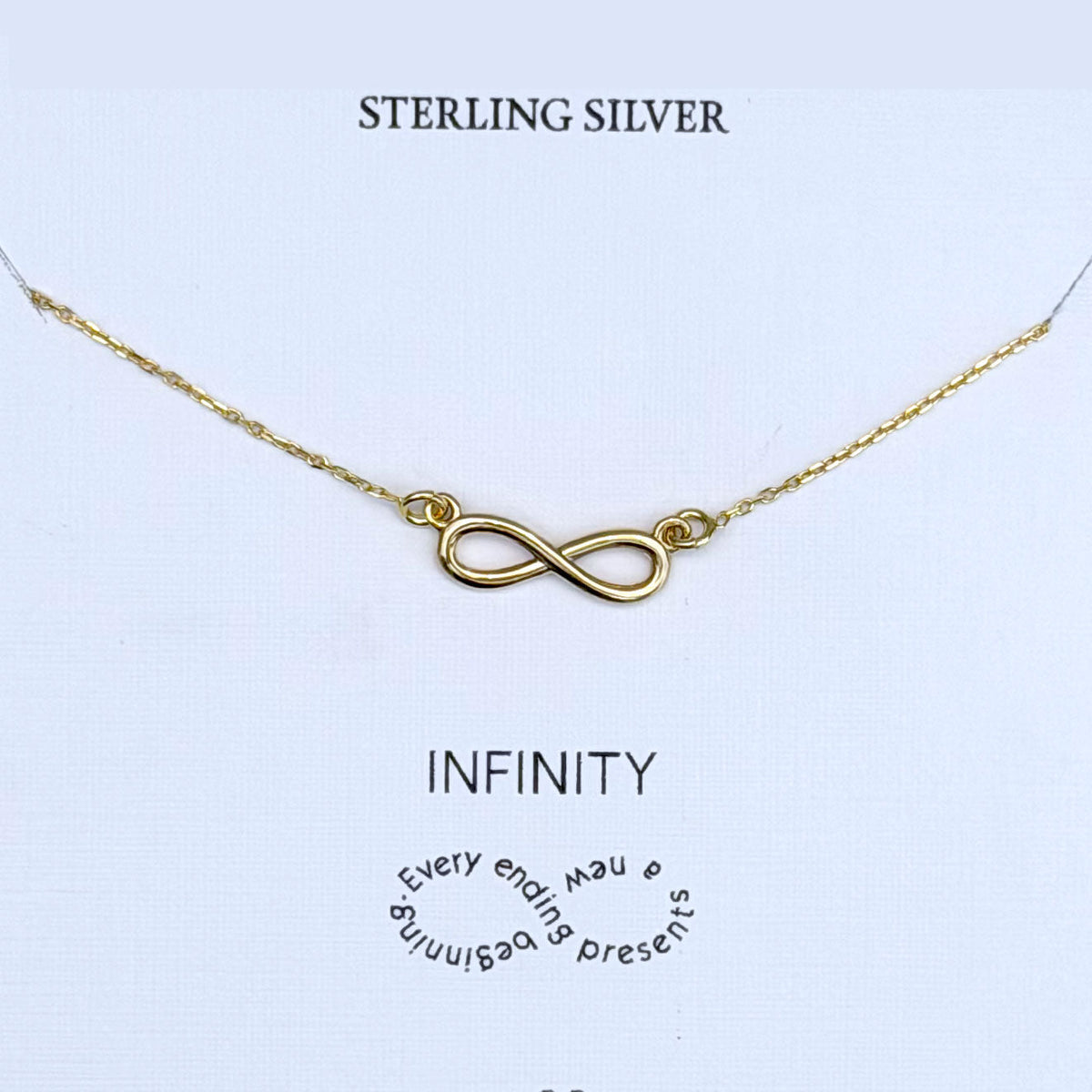Infinity Necklace – Gold Dipped