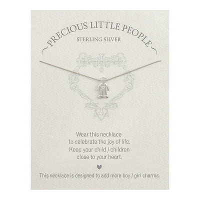 Little Boy Charm – Grey Silk