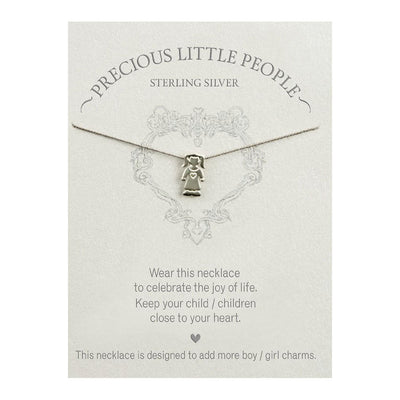 Little Girl Charm – Grey Silk