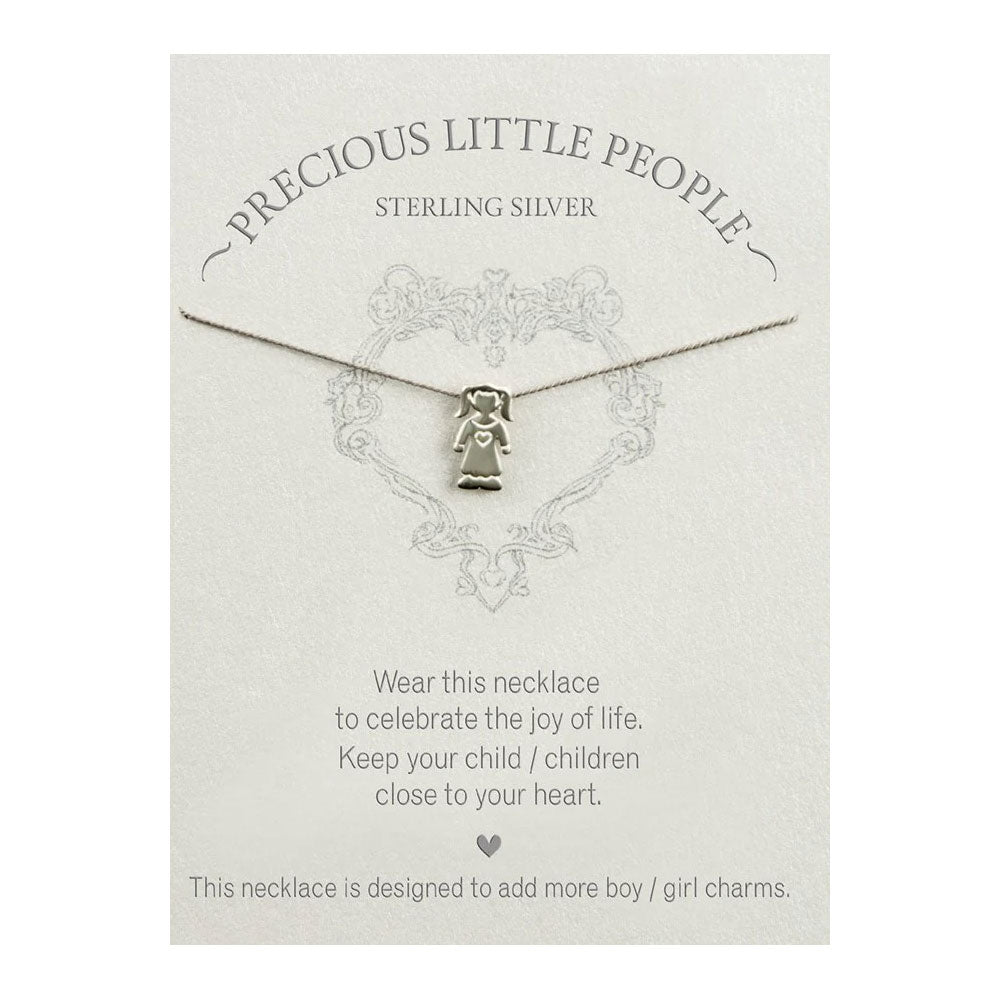 Little Girl Charm – Grey Silk