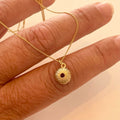 Sea Urchin Necklace – Gold Dipped