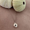 Sea Urchin Necklace – Grey Silk
