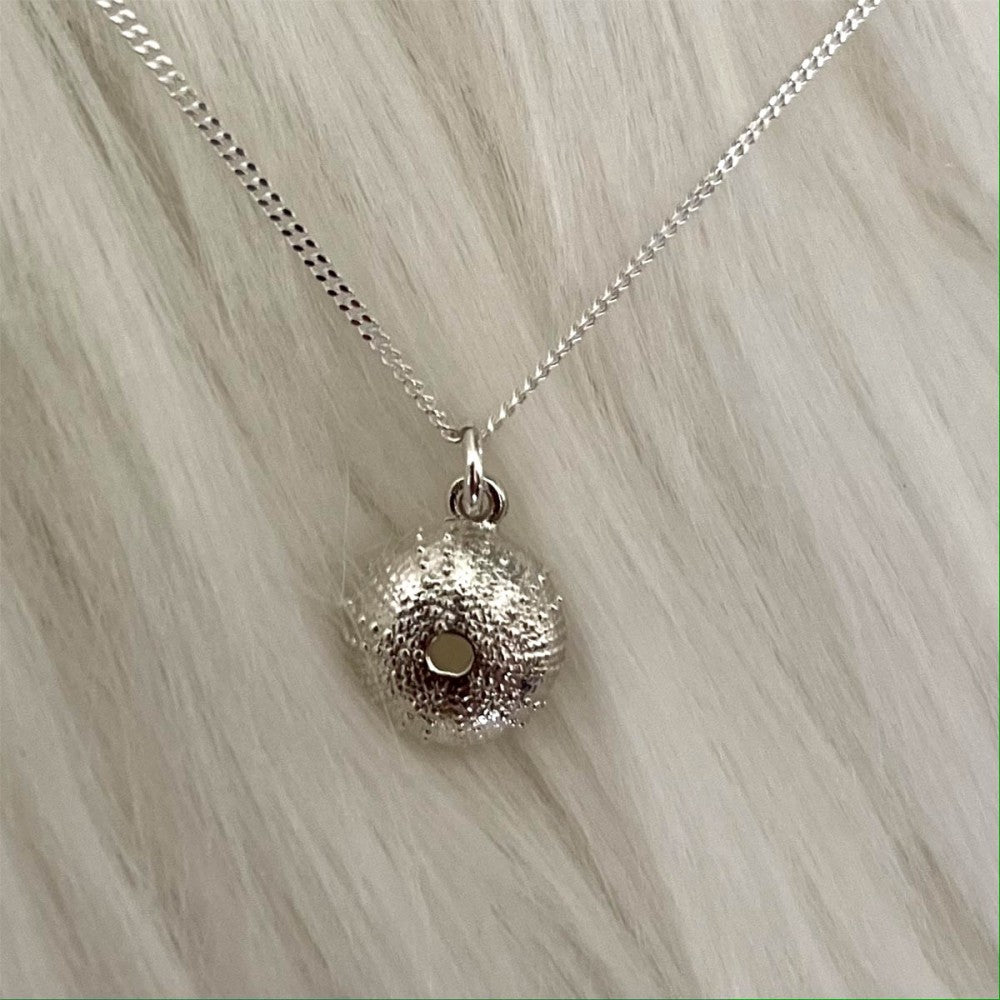 Sea Urchin Necklace – Sterling Silver – view 2