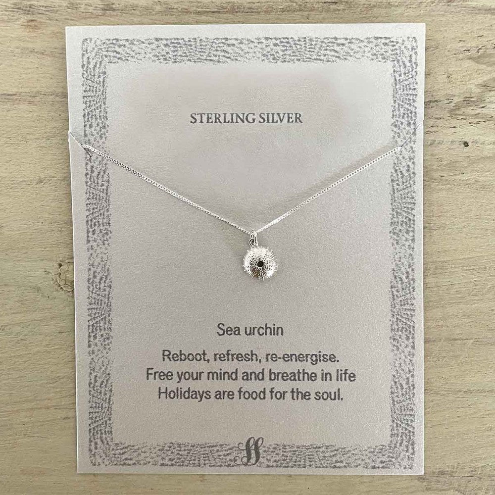 Sea Urchin Necklace – Sterling Silver – view 3