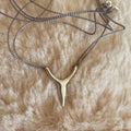 Springbok Necklace – Grey Silk