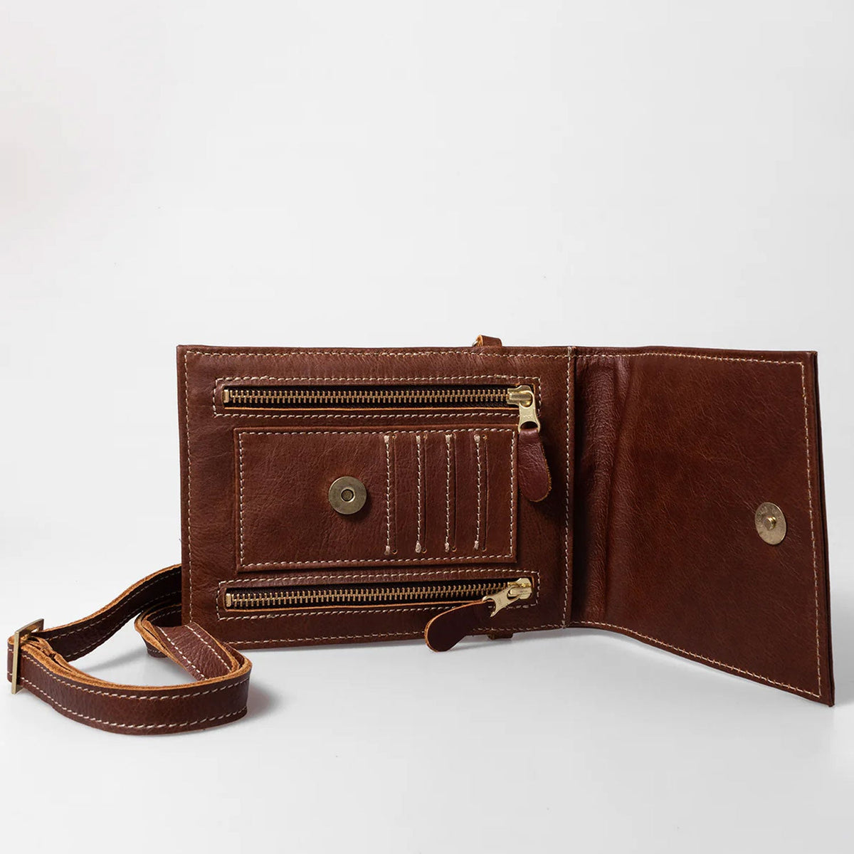 Urban Cellphone Sling – Leather – view 4