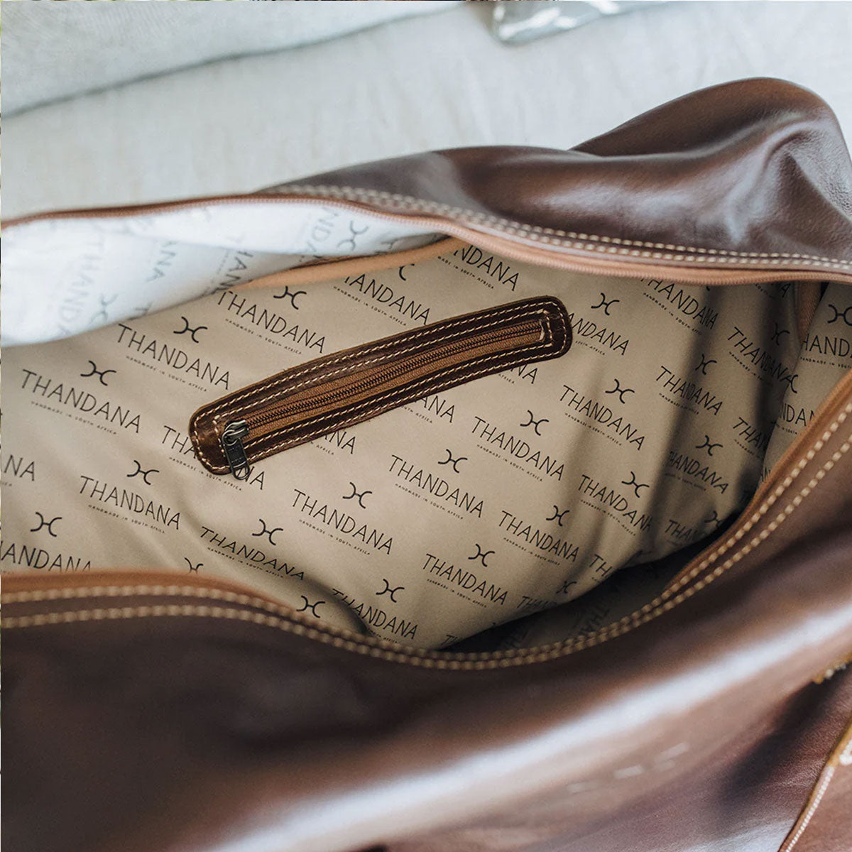 Large Weekender Bag – Leather – view 2