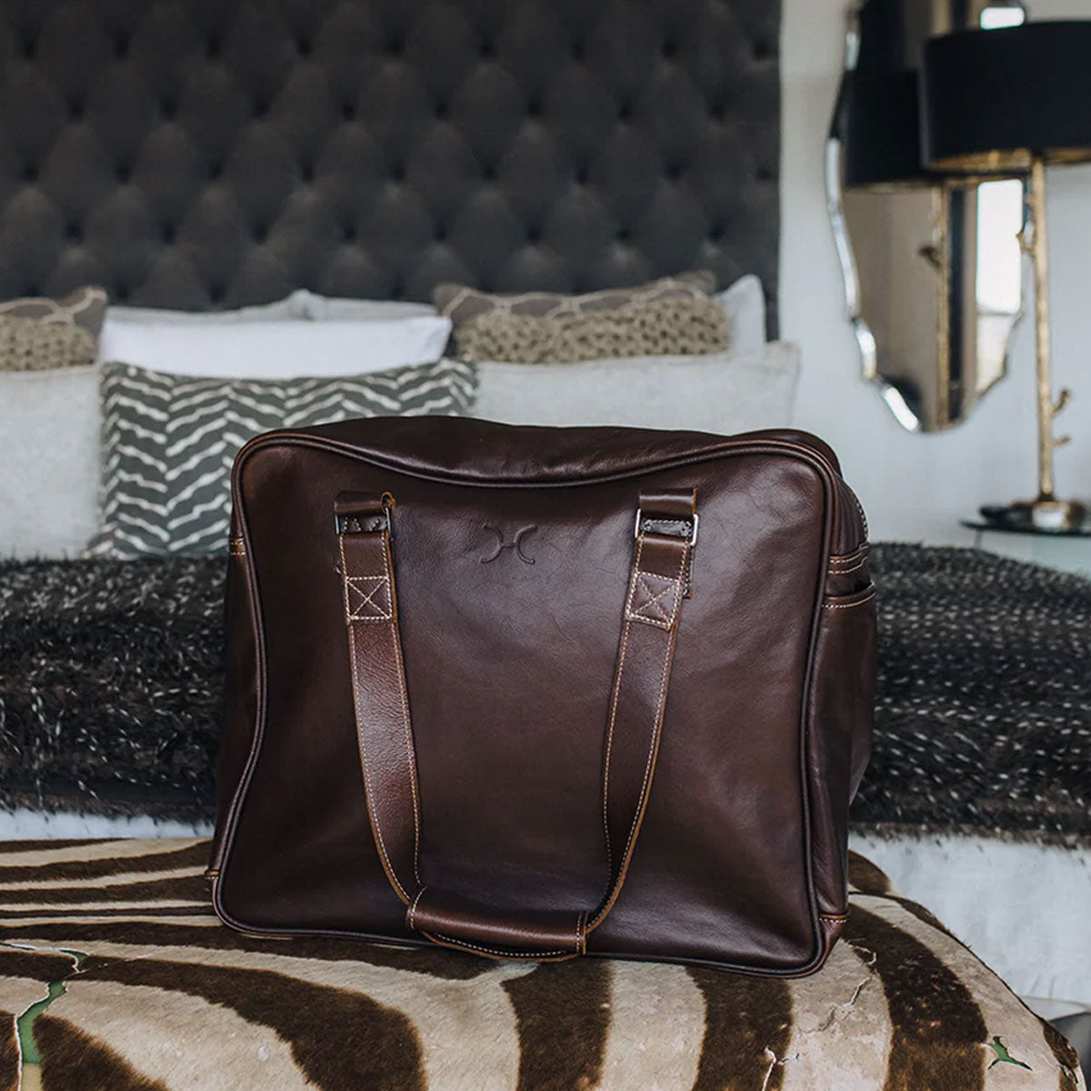 Large Weekender Bag – Leather – view 4
