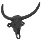 Wrought Iron Hook – Longhorn Bull – view 3