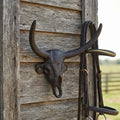 Wrought Iron Hook – Longhorn Bull