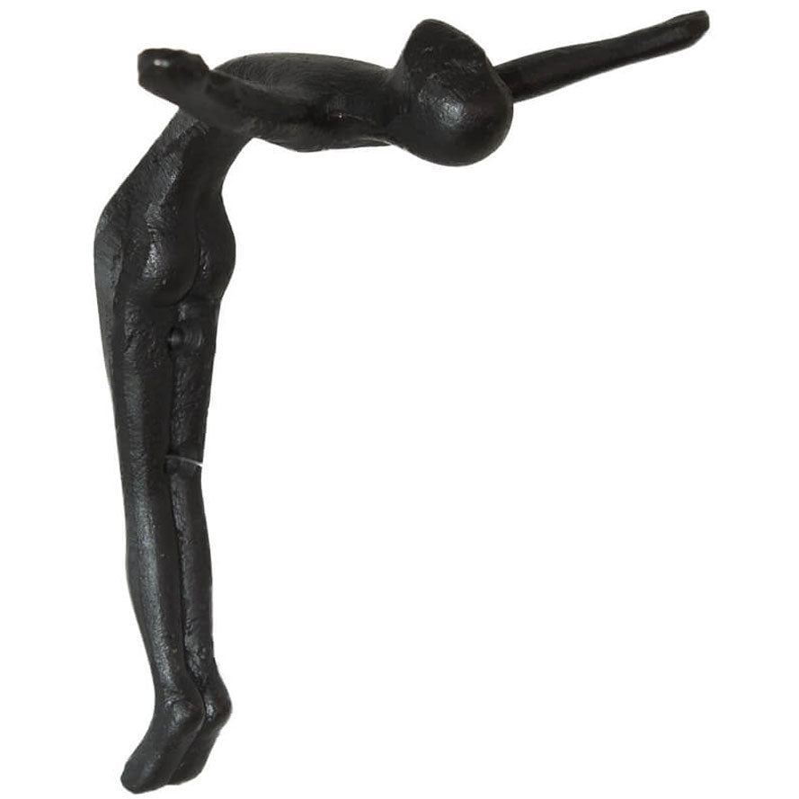 Wrought Iron Hook – Diver – view 2