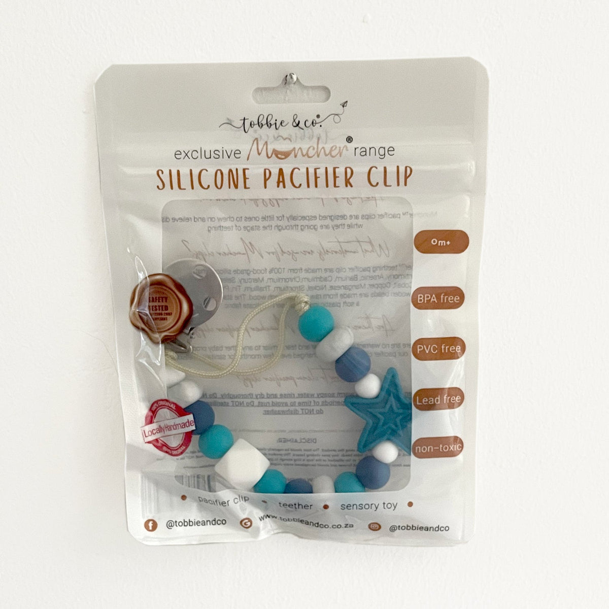 Silicone Muncher Dummy Clip – Little Man