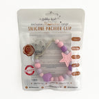 Silicone Muncher Dummy Clip – Cupcake Pink – view 2