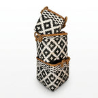Bamboo Basket – Black & White – view 3