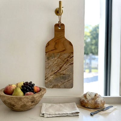 Board – Brown Marble & Wood