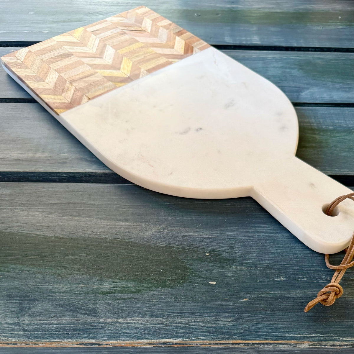Board – Marble & Wood Inlay – view 3