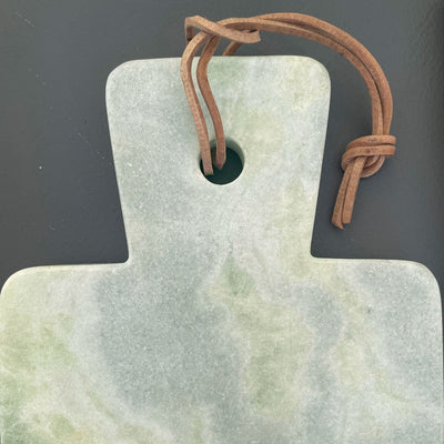 Wood & Green Marble Board