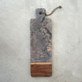Wood & Dark Grey/Pink Marble Board