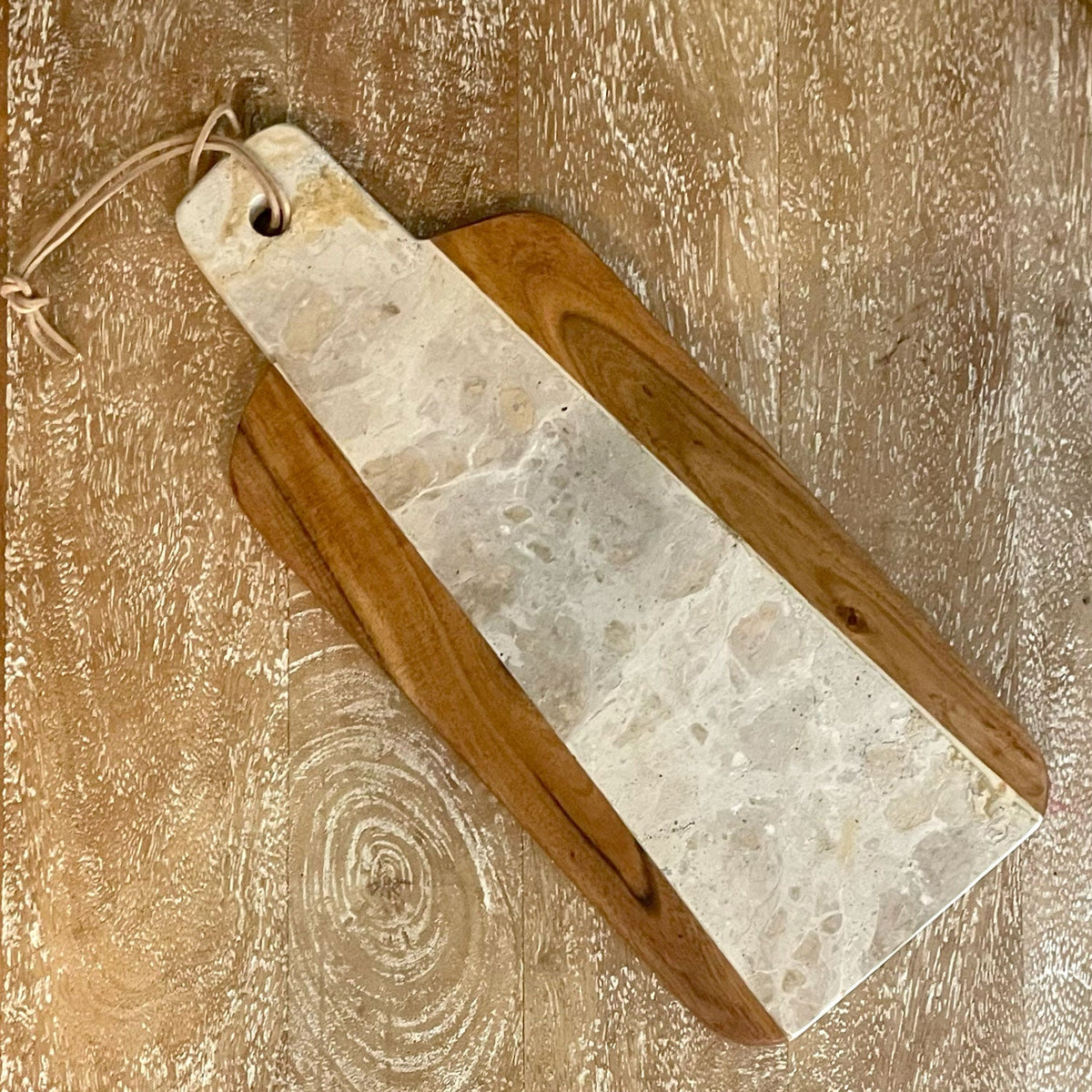 Board – Leopard Marble Wedge & Wood – view 4
