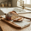 Board – Leopard Marble Wedge & Wood