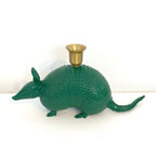 Armadillo Candle Holder – Forest Green – view 4