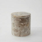 Leopard Marble Cannister with Lid – view 3